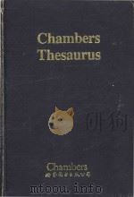 Chambers thesaurus   1991  PDF电子版封面  0550105727   