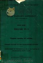 FIFTH PLENARY ASSEMBLY GREEN BOOK VOLUME VI-2 TELEPHONE SIGNALLING AND SWITCHING（1973 PDF版）