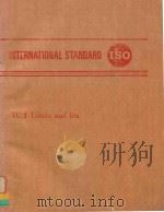 INTERNATIONAL STANDARD TC3 LIMITS AND FITS   1975  PDF电子版封面     