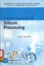 CHARACTERIZATION IN SILICON PROCESSING   1993  PDF电子版封面  1606501092  YALE STRAUSSER 