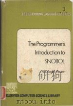 THE PROGRAMMER'S INTRODUCTION TO SNOBOL   1976  PDF电子版封面  044401735  W.DOUGLAS MAURER 
