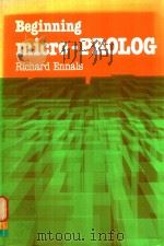 BEGINNING MICRO-PROLOG（1983 PDF版）