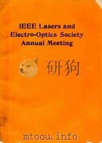 IEEE LASERS AND ELECTRO-OPTICS SOCIETY ANNUAL MEETING   1990  PDF电子版封面  0879425504   