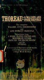 Thoreau: Walden and other writings   1965  PDF电子版封面    Edited and with an introd by J 