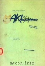 AKL: advanced   1982  PDF电子版封面    Longman Inc 