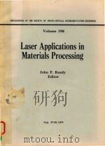 LASER APPLICATIONS IN MATERIALS PROCESSING（1980 PDF版）