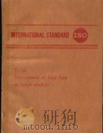 INTERNATIONAL STANDARD TC30 MEASUREMENT OF FLUID FLOW IN CLOSED CONDUITS   1973  PDF电子版封面     