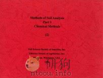 Methods of Soil Analysis Part 3 Chemical Methods (2)   1996  PDF电子版封面     