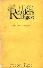 Reader's Digest 1986 July-September   1985  PDF电子版封面     
