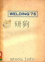 WELDING'75 CONFERENCE PAPERS   1975  PDF电子版封面     