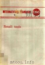 INTERNATIONAL STANDARD ISO SMALL TOOLS   1986  PDF电子版封面     