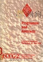 PROGRAMME AND ABSTRACTS LANCASTER UNIVERSITY SEPTEMBER 10-15TH 1979   1979  PDF电子版封面     