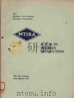 THE MACHINE TOOL INDUSTRY RESEARCH ASSOCIATION ONE-DAY SEMINAR 15TH MARCH 1978   1978  PDF电子版封面     