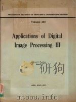 Applications of digital image processing III.   1979  PDF电子版封面    Ed. by A. G. Tescher. 
