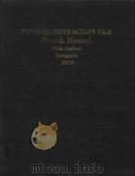Powder diffraction file search manual (Fink method):inorganic 1978（1978 PDF版）