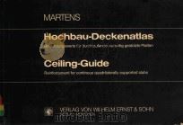 HOCHBAU-DECKENATLAS BEWEHRUNGSWERTE FUR DURCHLAUFENDE VIERSEITIG GESTUTZTE PLATTEN CEILING-GUIDE REI（1981 PDF版）