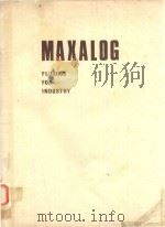 Maxalog- a technical handbook for the fluidics engineer   1970  PDF电子版封面     