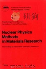 NUCLEAR PHYSICS METHODS IN MATERIALS RESEARCH 1980（1980 PDF版）