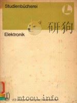STUDIENBUCHEREI ELEKTRONIK   1979  PDF电子版封面    R.BURMEISTER 