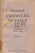 Advances in chemical physics.Volume XXV（1974 PDF版）