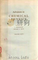 Advances in chemical physics.Volume XXIII   1973  PDF电子版封面  0471699276  ed.by I.Prigogine and Stuart A 
