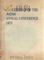 ACM '75;proceedings of the annual conference.（1975 PDF版）