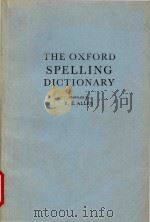 The oxford spelling dictionary   1986  PDF电子版封面  0198631170  Compiled by R.E.Allen 