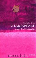 SHAKESPEARE A VERY SHORT INTRODUCTION   1986  PDF电子版封面  0192802491  GERMAINE GREER 