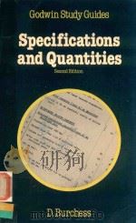 GODWIN STUDY GUIDES SPECIFICATIONS AND QUANTITIES SECOND EDITION   1980  PDF电子版封面  0711456402   