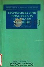 Techniques and principles in language teaching   1986  PDF电子版封面  019434133X  cDiane Larsen-Freeman. 