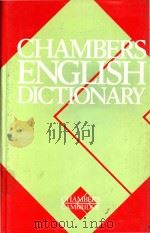 Chambers English dictionary   1988  PDF电子版封面  1852960000  Sidney I Landau; W S Ramson 