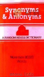 The Random House Dictionary of Synonyms and Antonyms（1980 PDF版）