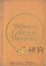 Webster's collegiate thesaurus   1976  PDF电子版封面  0877790698  Mass: G.& C.Merriam Co. 