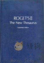 Roget's II: the new thesaurus Expanded edition（1988 PDF版）
