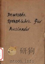 Deutsche Sprachlehre für Auslander.Grundstufe 1   1976  PDF电子版封面  3190010048   