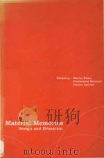 Material memories   1999  PDF电子版封面  1859732526   