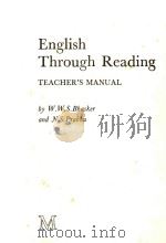 Ebglish Through Reading Tearch's Manual（1974 PDF版）