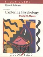 STUDY GUIDE TO ACCOMPANY EXPLORING PSYCHOLOGY THIRD EDITION（1996 PDF版）