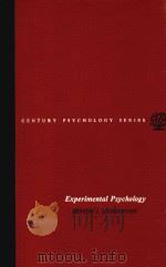 EXPERIMENTAL PSYCHOLOGY SECOND EDITION   1966  PDF电子版封面     