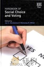 Handbook of social choice and voting     PDF电子版封面  9781783470723   