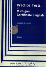 Practice tests for Michigan certificate English（ PDF版）