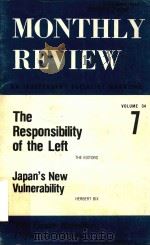 MONTHLY REVIEW AN INDEPENDENT SOCIALIST MAGAZINE VOLUME 34 7（ PDF版）
