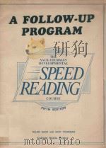THE SACK-YOURMAN DEVELOPMENTAL SPEED READING COURSE FIFTH EDITION   1984  PDF电子版封面  089026063X   