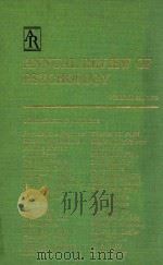 ANNUAL REVIEW OF PSYCHOLOGY VOLUME 40 1989   1989  PDF电子版封面  0824302400   