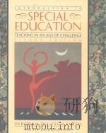 INTRODUCTION TO SPECIAL EDUCATION TEACHING IN AN AGE OF CHALLENGE SECOND EDITION（1995 PDF版）
