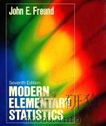 MODERN ELEMENTARY STATISTICS SEVENTH EDITION   1988  PDF电子版封面  0135935679  John E.Freund 