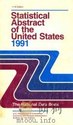 STATISTICAL ABSTRACT OF THE UNITED STATES 1991 111TH EDITION     PDF电子版封面     