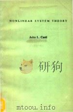 Nonlinear system theory（1985 PDF版）