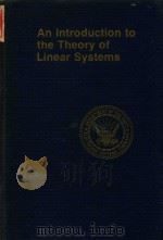 An introduction to the theory of linear systems   1977  PDF电子版封面    Fratila;R.;United States. Nava 