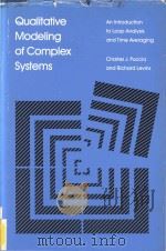 Qualitative modeling of complex systems an introduction to loop analysis and time averaging（1985 PDF版）